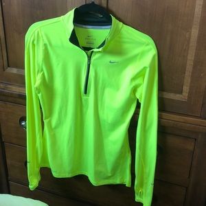 Nike Dir-Fit running long sleeve 3/4 zip - S